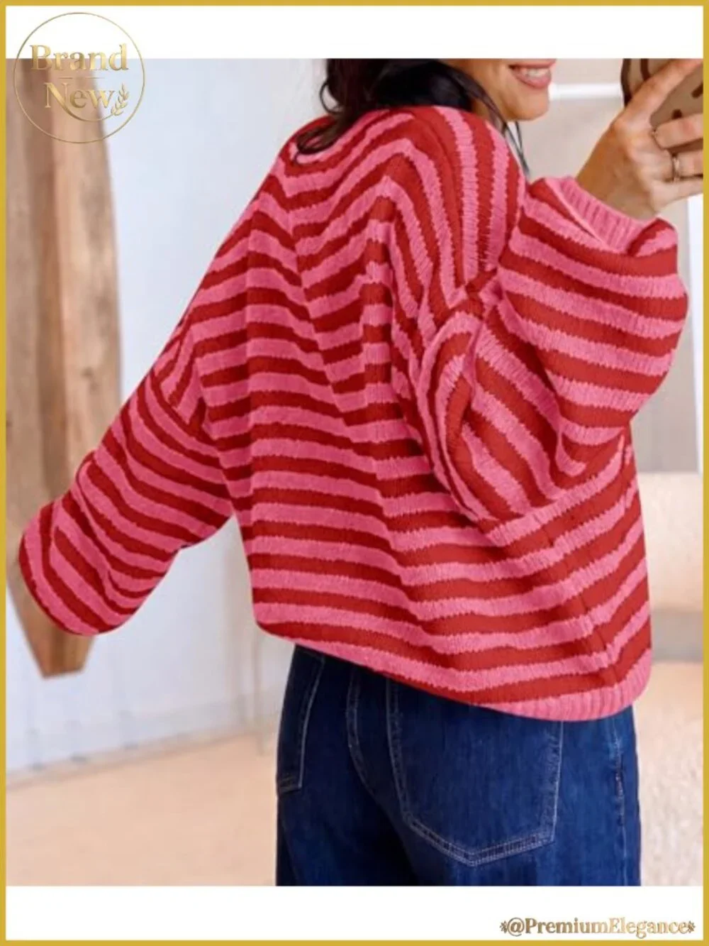 N/A cozy striped